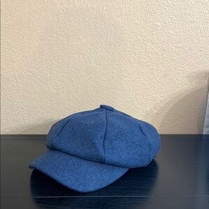 Classic Blue Newsboy Cap